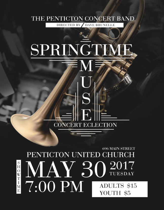 NEXT CONCERT: MAY 30 2017   Sringtime Muse – Concert Eclection